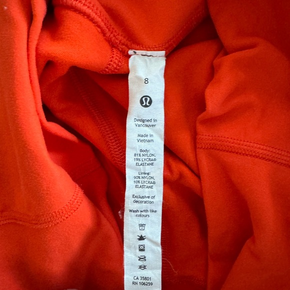 Lululemon Align 25” Solar Orange - Picture 5 of 5